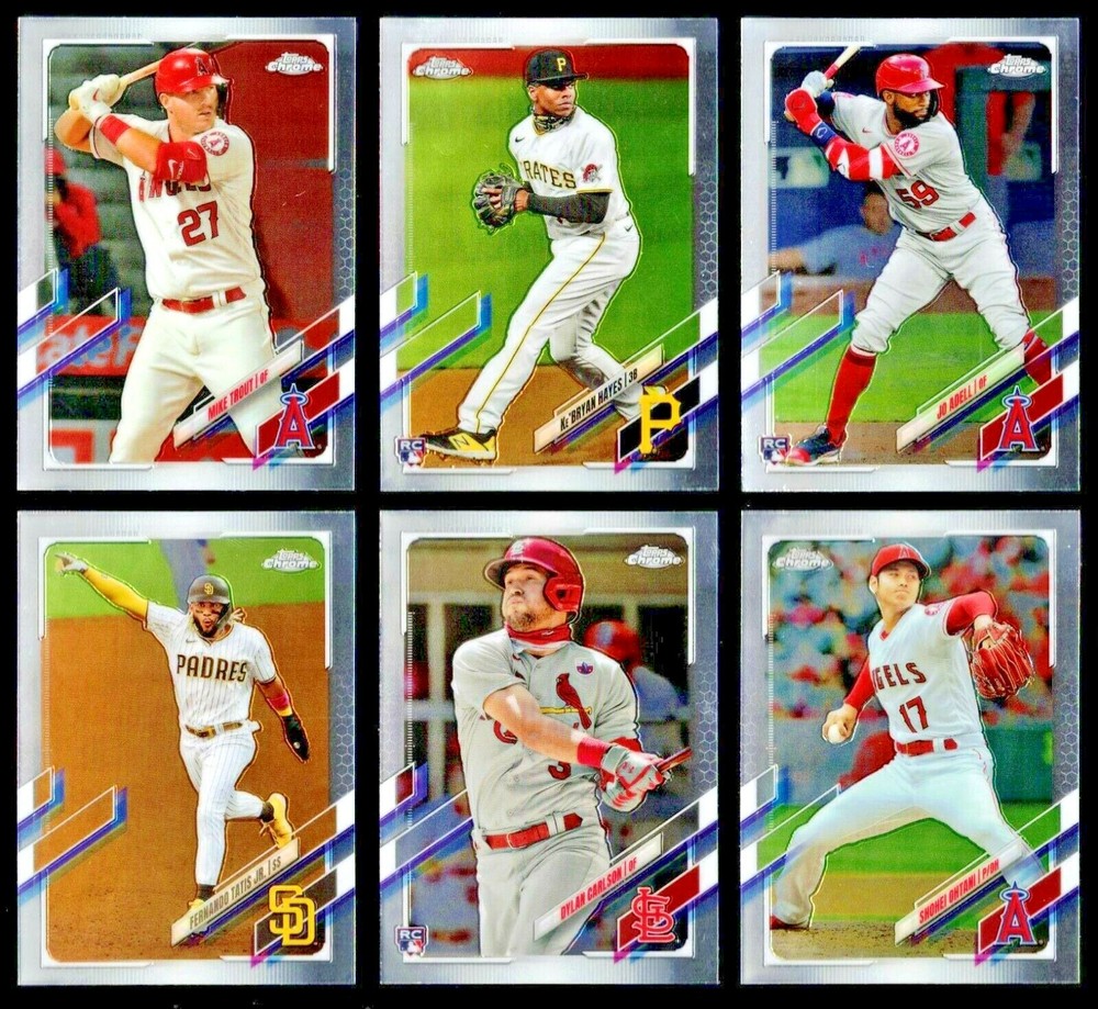 2021 TOPPS CHROME Base + Short Print #1-220 Buy More & $ave 59¢ Ship YOU PICK!