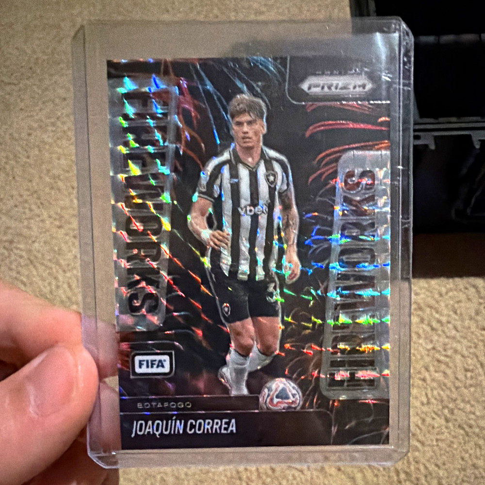 Panini Prizm 2025-26 FIFA Joaquin Correa Fireworks Insert #5 Botafogo