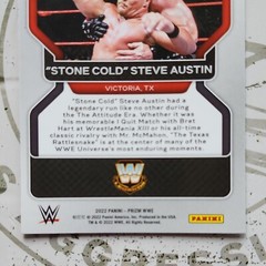 SCSA 2022 Panini Prizm Silver STONE COLD STEVE AUSTIN #192 WWE