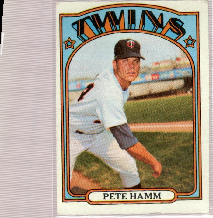1972 Topps #501 Pete Hamm EX/NM Twins ID:39531