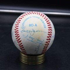 Mickey Mantle/Mays/Aaron/Williams +8 Signed Baseball 500 HR Auto JSA D14388