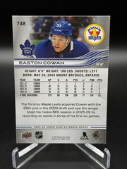 2025-26 EASTON COWAN UPPER DECK EXTENDED FIRST ROUND DRAFT DELUXE /250