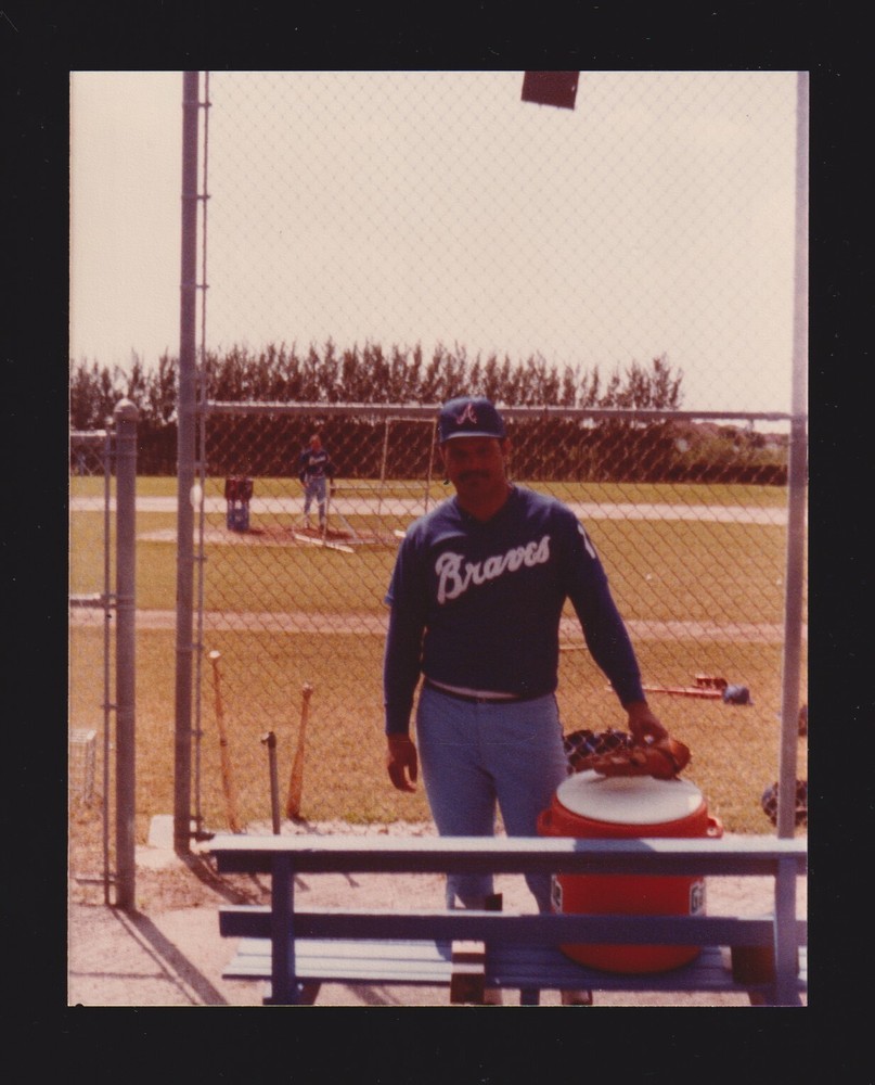 1981 Chris Chambliss BRAVES UNSIGNED 3-1/2 x 4-3/8 ORIGINAL SNAPSHOT PHOTO #5