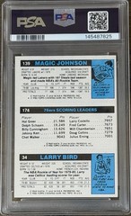 1980 1980-81 TOPPS MAGIC JOHNSON LARRY BIRD DR. J RC ROOKIE RC UNDERGRADED PSA 5