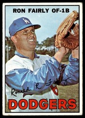 1967 Topps Ron Fairly — Los Angeles Dodgers #94