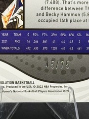 Diana Taurasi Sunburst /75 🏀 2022 Panini Revolution WNBA Phoenix Mercury