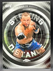 Reinier De Ridder 2026 Topps Chrome UFC #SD-12 Striking Distance