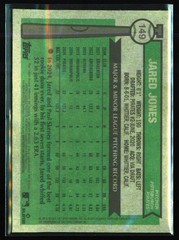 2025 Topps Heritage #149 Jared Jones Chrome Silver Sparkle Refractor