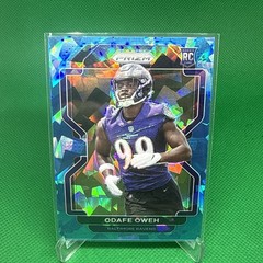 2021 Panini Prizm – Rookie Odafe Oweh #380 Blue Ice Prizm /99 RC Ravens