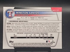 2025 Bowman 1st Prospects Winston Santos Geometric Black /10 #BP-121