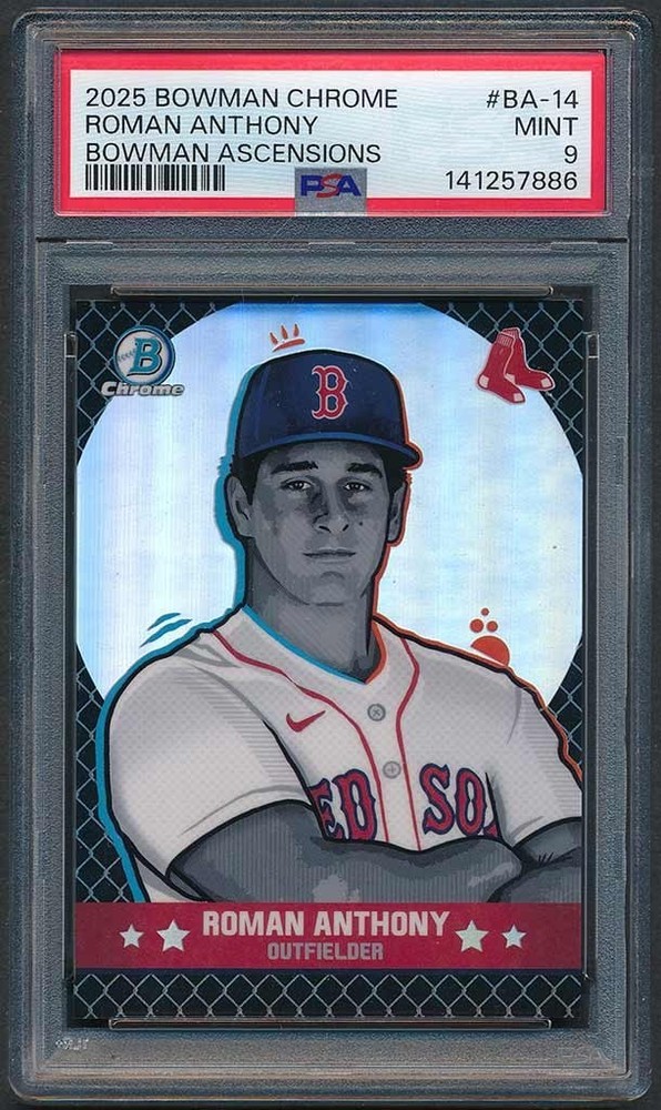 2025 Bowman Chrome Ascensions Roman Anthony #BA-14 PSA 9 MINT