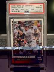 2017 Topps On Demand Aaron Judge MLB RKE.Class-Batting #1 Gem Mt. 10 MVP POP-53
