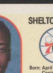 1989-90 NBA Hoops #51 Shelton Jones 76ers