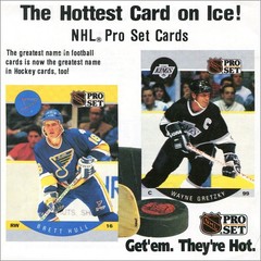 (6 Packs) 1990 Pro Set Series 1 & 2 NHL Hockey Factory Sealed Packs (90 Cards)