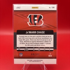 Ja&rsquo;Marr Chase /299!! 2025 Revolution #128 Orange Levels, Cincinnati Bengals