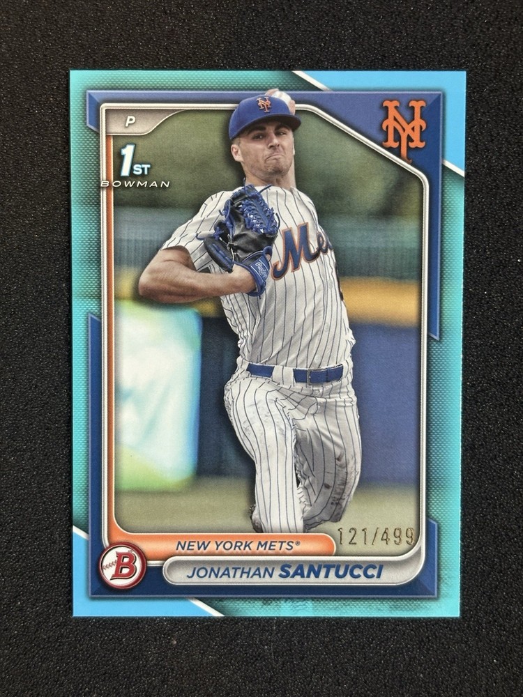 2024 Bowman Draft – Sky Blue #BD-65 Jonathan Santucci /499 (RC)