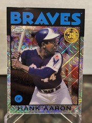 2021 Topps Series 1 Silver Pack &rsquo;86 HANK AARON Braves #86BC-7