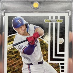2024 Topps Update Series Topps Black Gold #BG-10 Wyatt Langford Texas Rangers