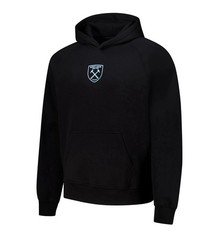 West Ham United Futbol Soccer Hoodie Unisex XL Black Large England Logo NWT