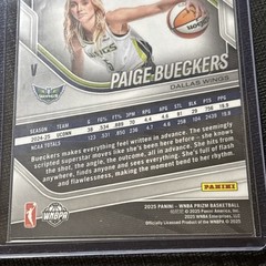2025 Panini Prizm WNBA – Paige Bueckers White Seismic Rookie Variation #147