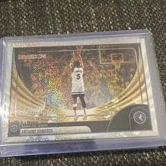 Topps 2025-26 NBA Hoops Highlights Anthony Edwards Timberwolves #270 Pixel Burst