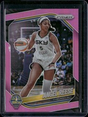 2025 Panini Prizm WNBA #92 Angel Reese Pink Prizms #/175