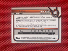 2022 BOWMAN DRAFT CHROME-RED REFRACTOR #BDC15 JACE JUNG 3/5