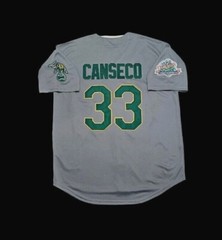 Jose Canseco Oakland A&rsquo;s Jersey Throwback 1989 With Battle Of The Bay Patch SALE