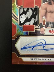 Drew McIntyre Relic Auto Tie Dye /25 WWE 2024 Select Panini AM-DMI