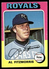1975 Topps Al Fitzmorris Kansas City Royals #24