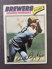 1977 Topps #361 Eduardo Rodriguez Milwaukee Brewers