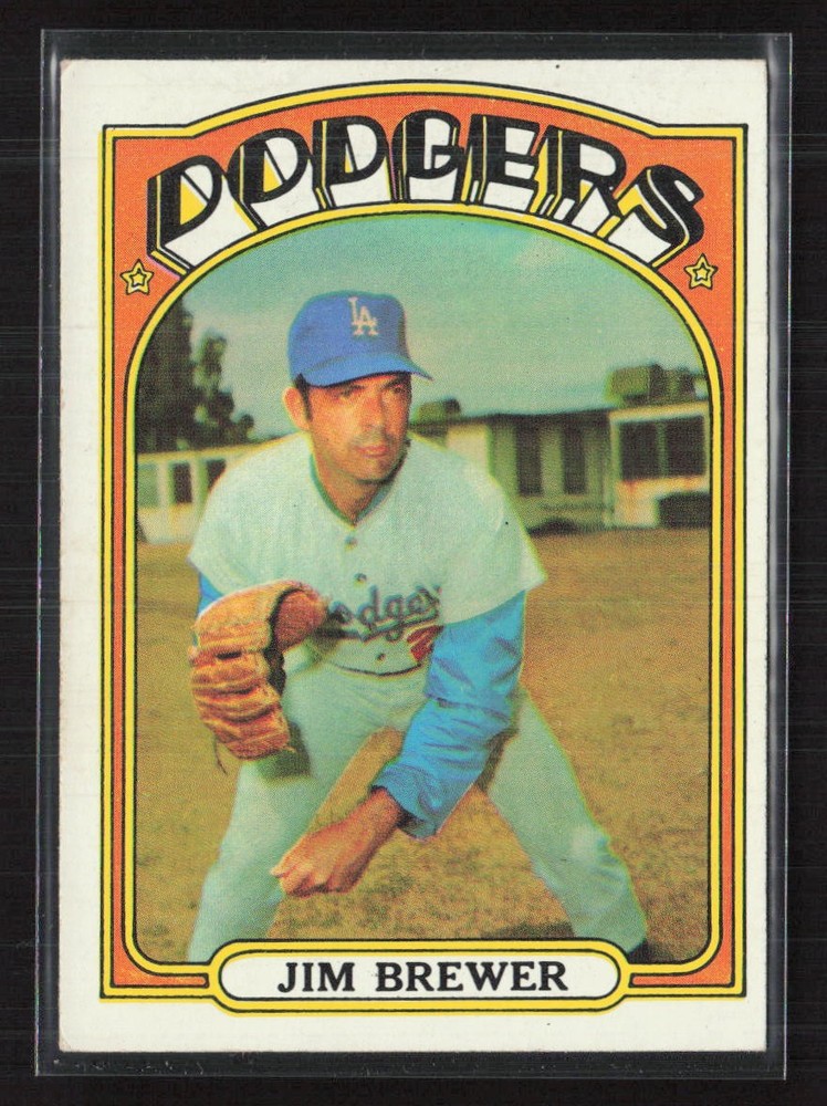 1972 Topps #151 Jim Brewer – EX/EX+ Set Break!