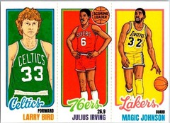 LARRY BIRD/Dr. J/MAGIC 2025 original custom card MPrints free ship