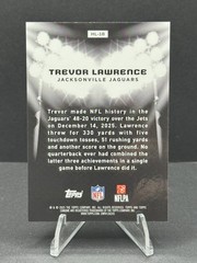 2025 Topps Chrome Black Trevor Lawrence Hit The Lights Short Print – CASE HIT SP