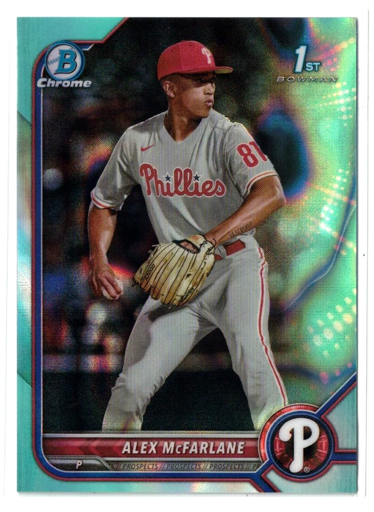 2022 1st Bowman Draft AQUA Lava Refractor RC Alex McFarlane #BDC-117 Rookie /199