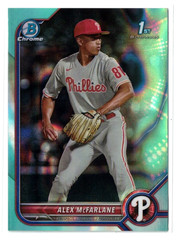 2022 1st Bowman Draft AQUA Lava Refractor RC Alex McFarlane #BDC-117 Rookie /199
