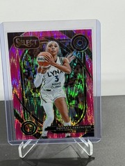 2025 Select WNBA Pink Flash Prizm Dijonai Carrington #239 Courtside SP