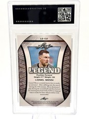 Leaf 2023 Leaf Lionel Messi Inter Miami CF #LE-02 Legend Exclusive AiGrading 10