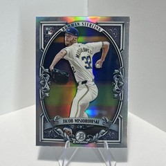 Jacob Misiorowski 2026 Bowman Chrome RC Sterling Mojo Refractor #BST-13 Brewers