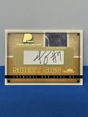 2003-04 Fleer Showcase Jermaine O&rsquo;Neal Sweet Sigs Auto 350/760 Pacers
