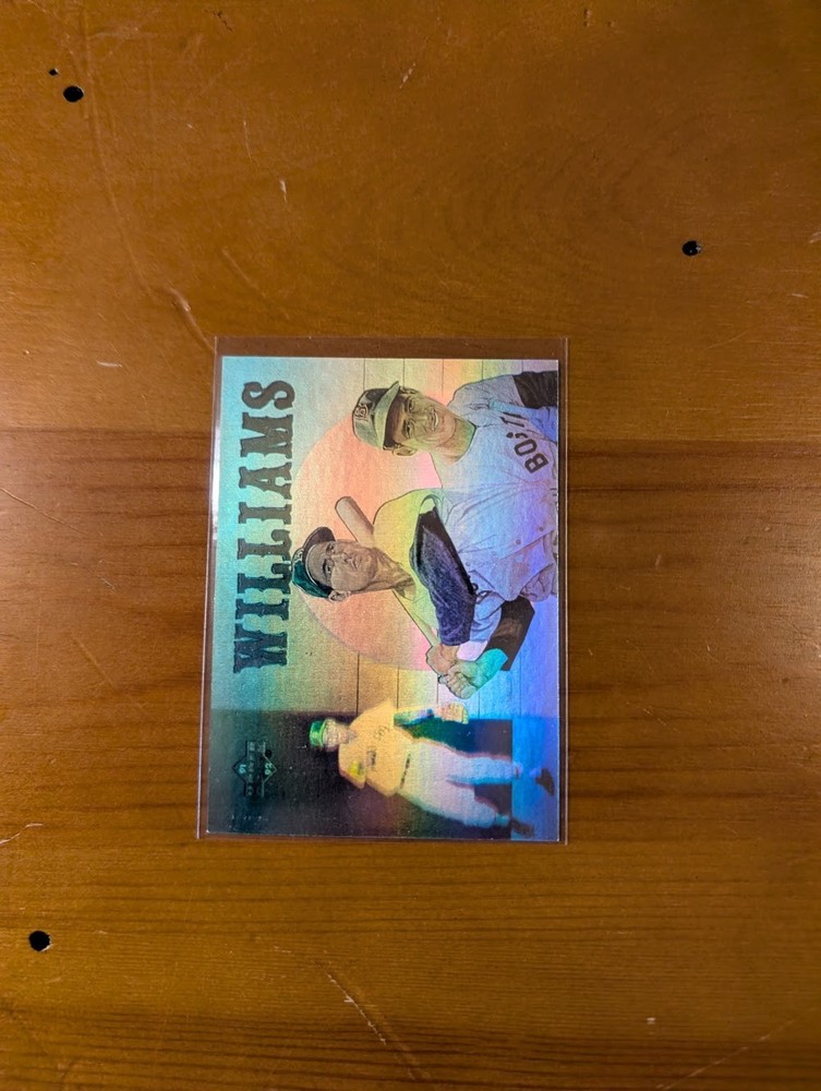 1992 Upperdeck Baseball Ted Williams #HH2 Heroes Hologram Insert