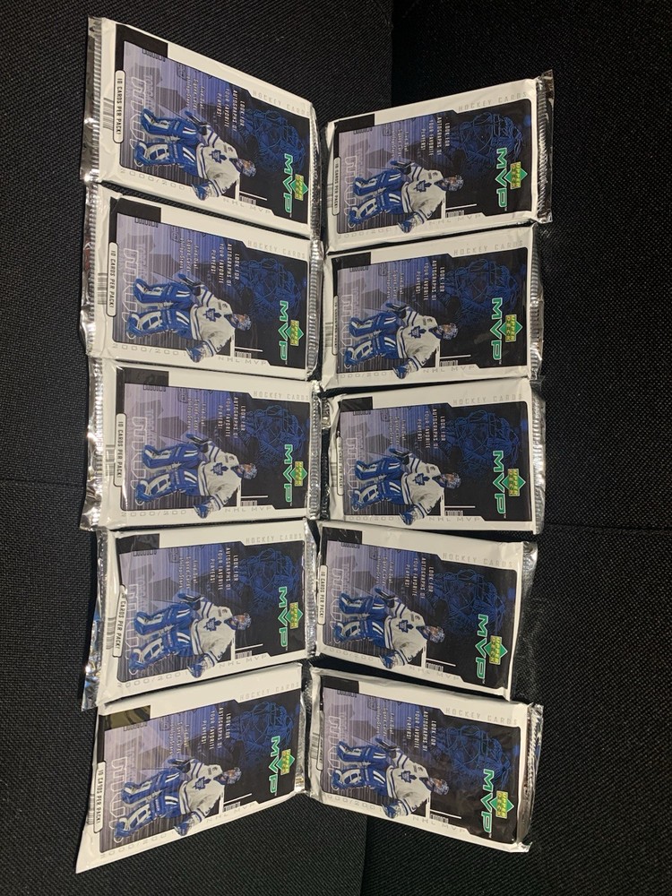 2000-01 Upper Deck MVP Hockey Packs (10 Pack Lot) Chance To Find Dual Auto’s 🔥