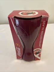 2022 FIFA Qatar World Cup Soccer McDonald&rsquo;s Glass Promotional Give Away PURPLE