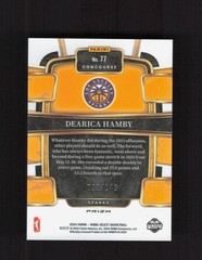 2024 Panini Select WNBA #77 Dearica Hamby Prizms Red #/149