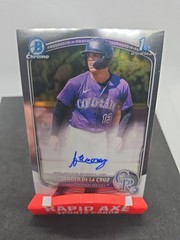 2025 Bowman Chrome – Prospect Autographs Alessander De La Cruz