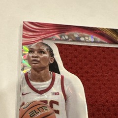 KIKI IRIAFEN 🏀 2024-25 Boman University Beat Jumbo Relic Auto Geo Refractor