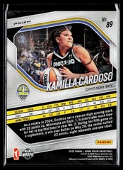 2025 Panini Prizm WNBA Kamilla Cardoso Silver Ice 89