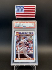 1991 Topps Desert Shield Ken Griffey Jr (AS) PSA 7. 35th Anniversary 🇺🇸 Pop 69