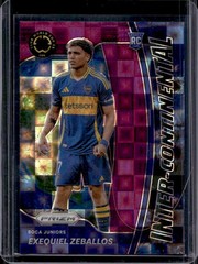 2025 Prizm World Cup Exequiel Zeballos Inter-Continental RC Purple Pandora #/49