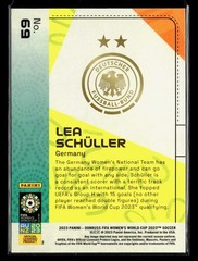 2023 Donruss FIFA Women&rsquo;s World Cup #69 Lea Schuller